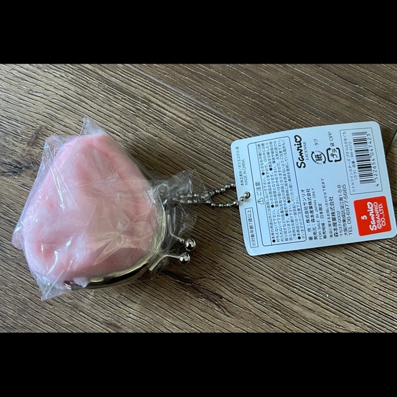 LITTLE TWIN STARS-NWT Mini Plush Pink Coin Purse-Lala - Picture 2 of 8